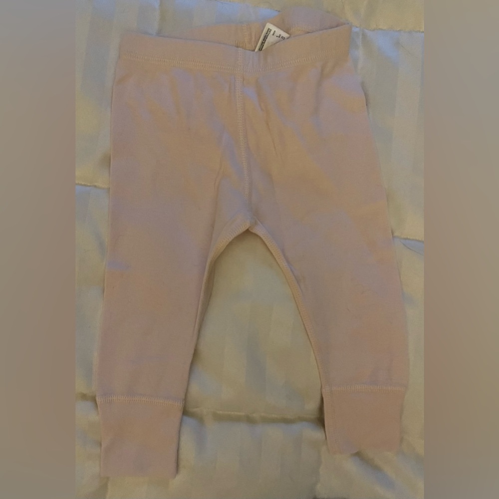 Hanna Andersson Pink Leggings - size 6-12 months